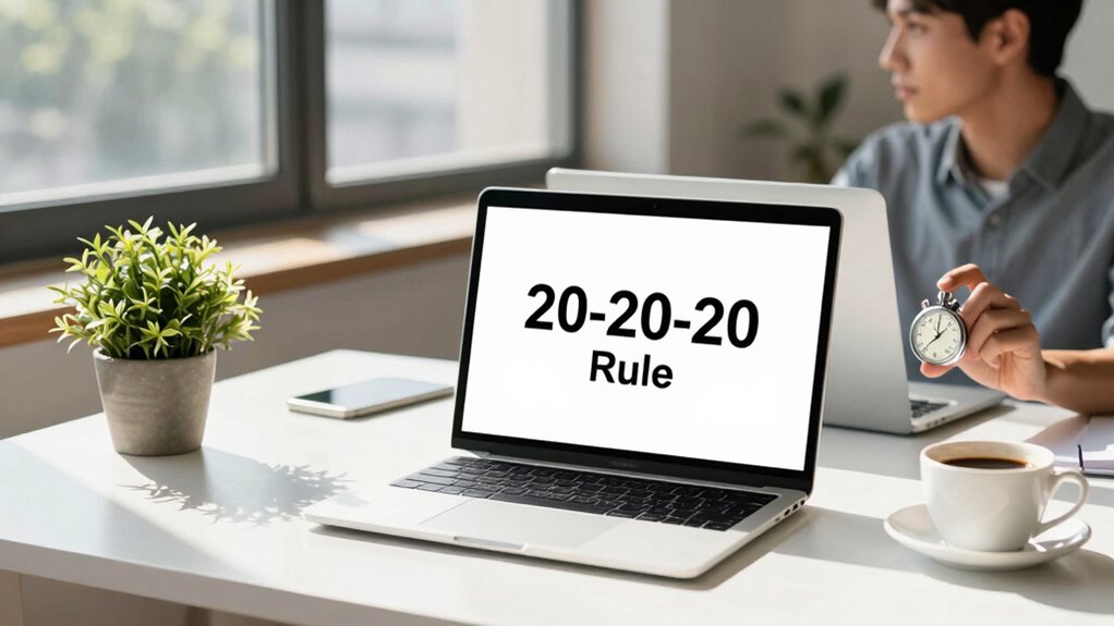 20 20 20 eye care habits