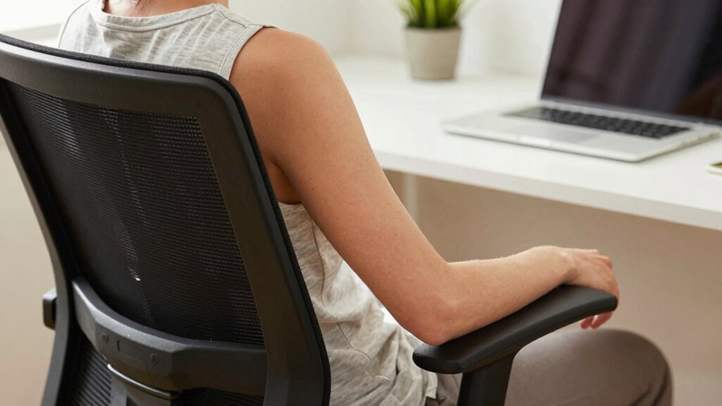 adjust armrest height properly