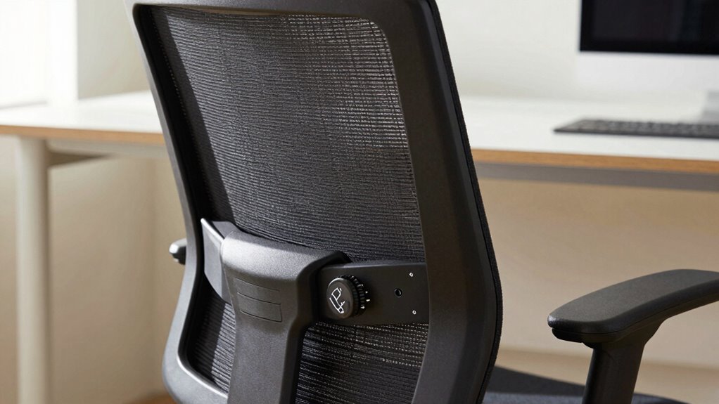 adjust chair back tension