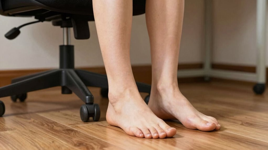 adjust chair for ankle flexibility