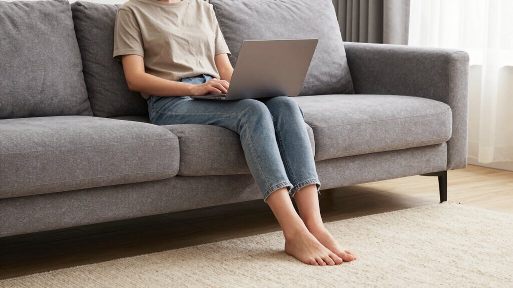 adjust couch for proper posture