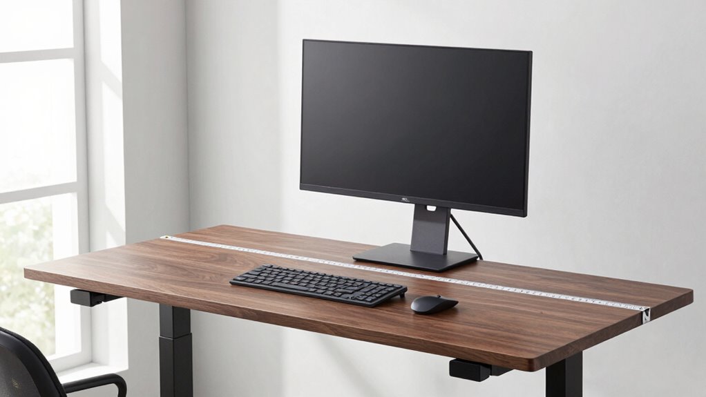 adjust desk and monitor height