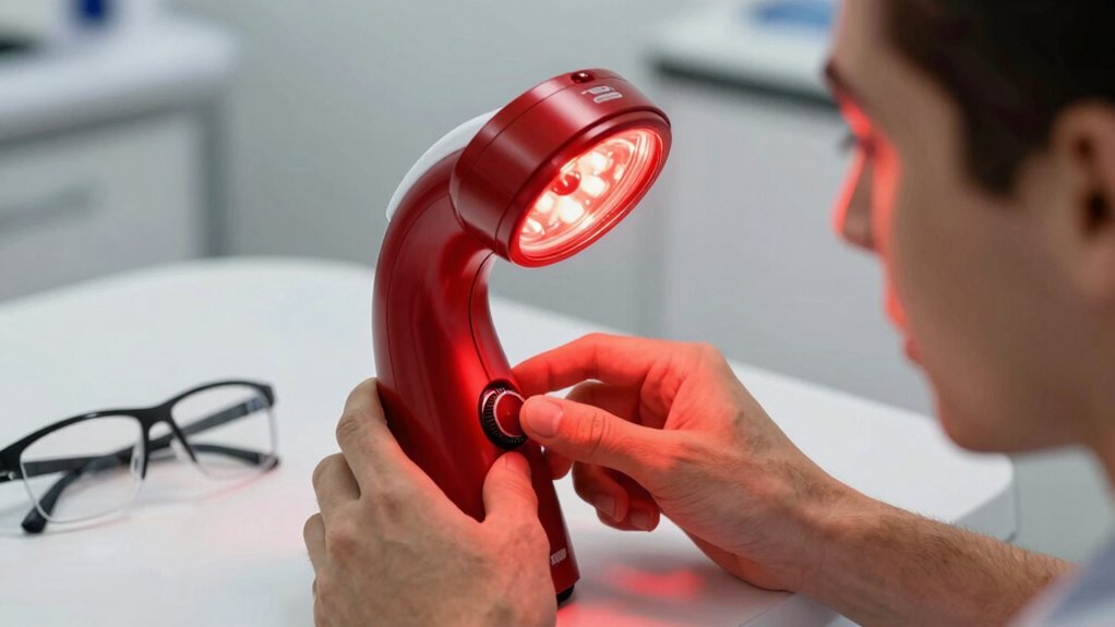 adjust device distance safely