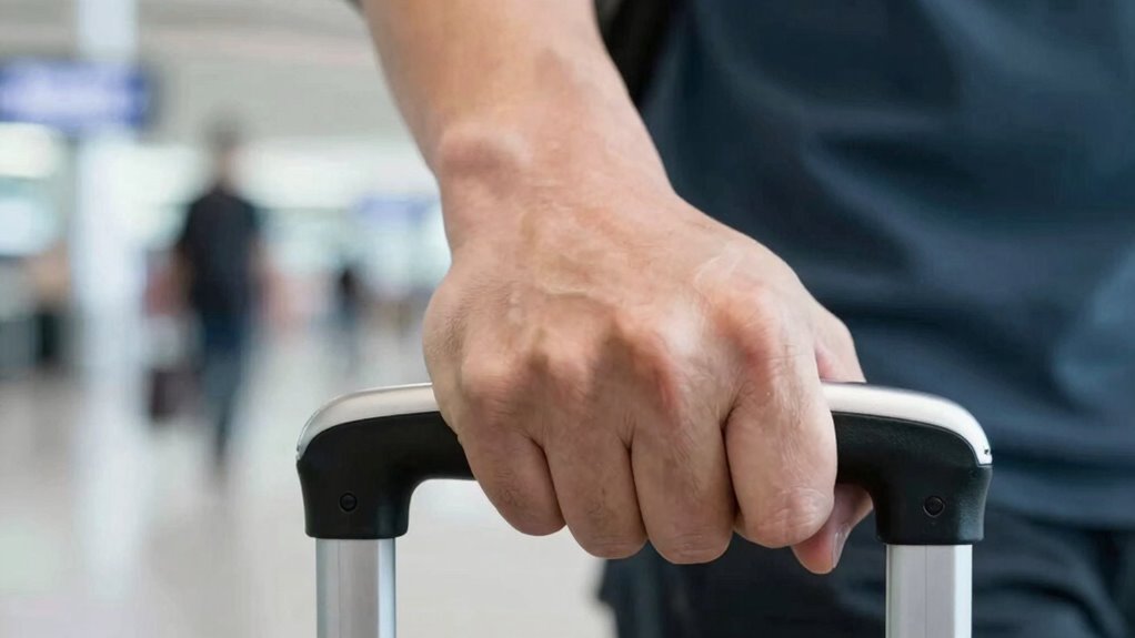 adjust luggage handle height