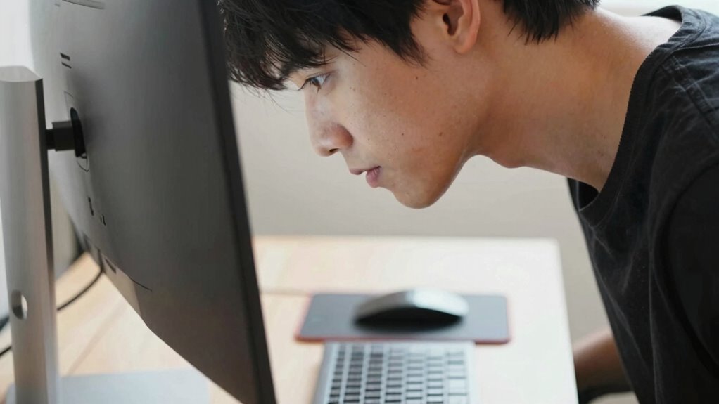 adjust monitor height ergonomically