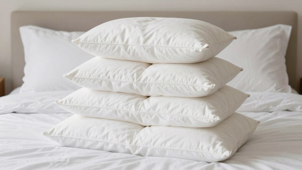 adjust pillow support per sleep position