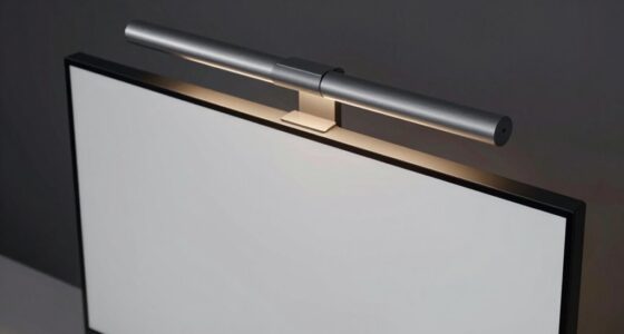 adjust screen and lamp angles