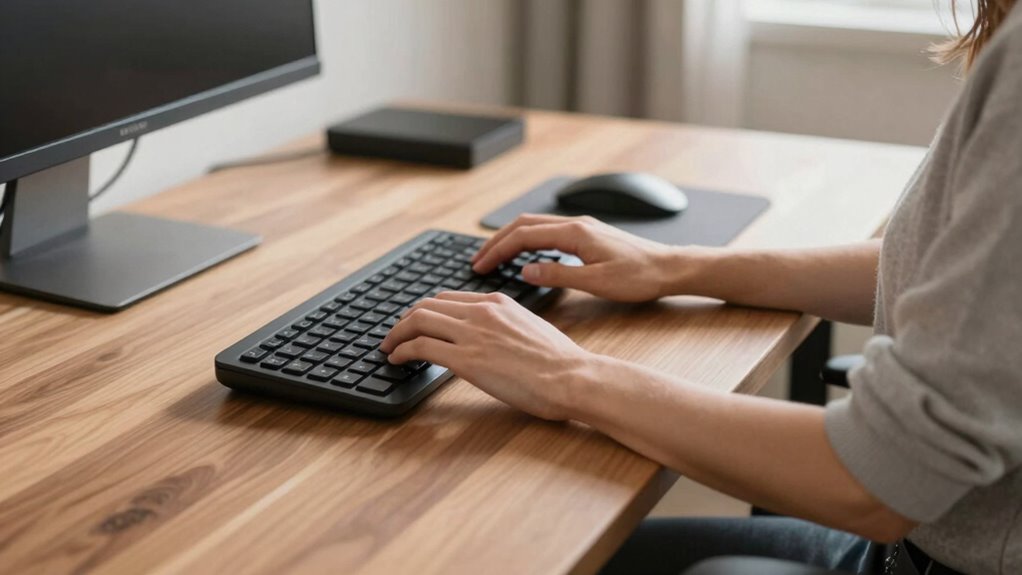 adjust standing desk posture