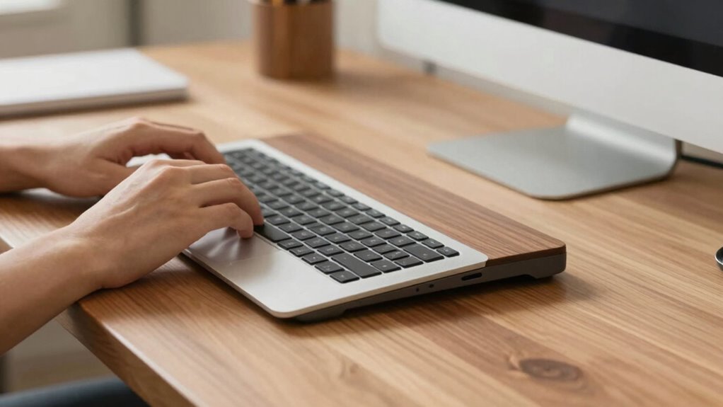 adjust tray for ergonomic comfort