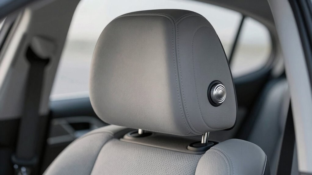 adjustable headrest relieves neck tension