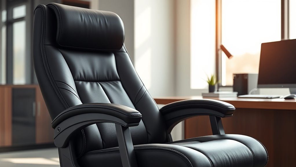 adjustable recline ergonomic features