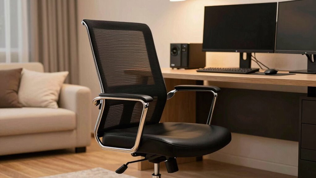 adjustable space saving ergonomic chair