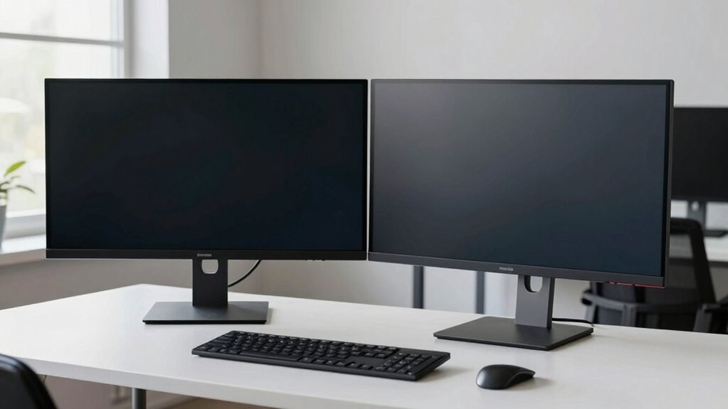 align monitors for comfort