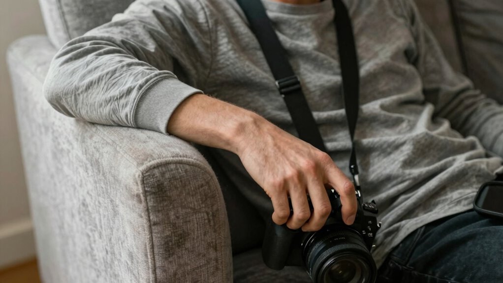 avoid leaning on one side