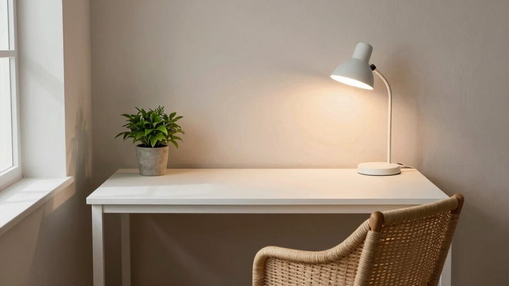 calm organized focused workspace