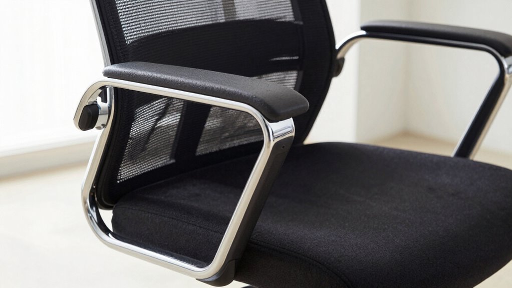 check armrest support positioning