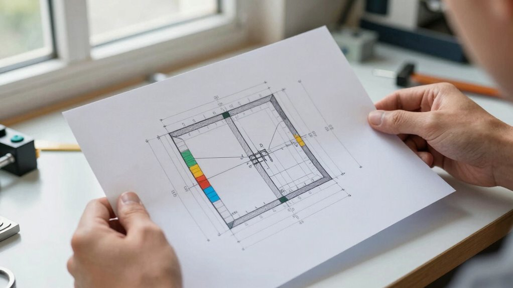 check dimensions before assembly