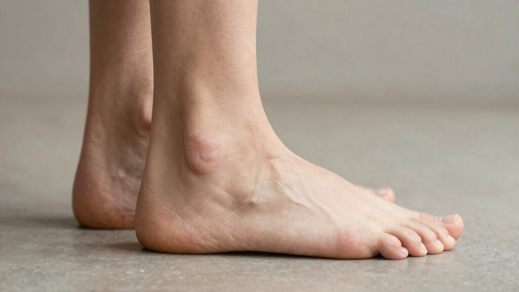 check foot positioning regularly