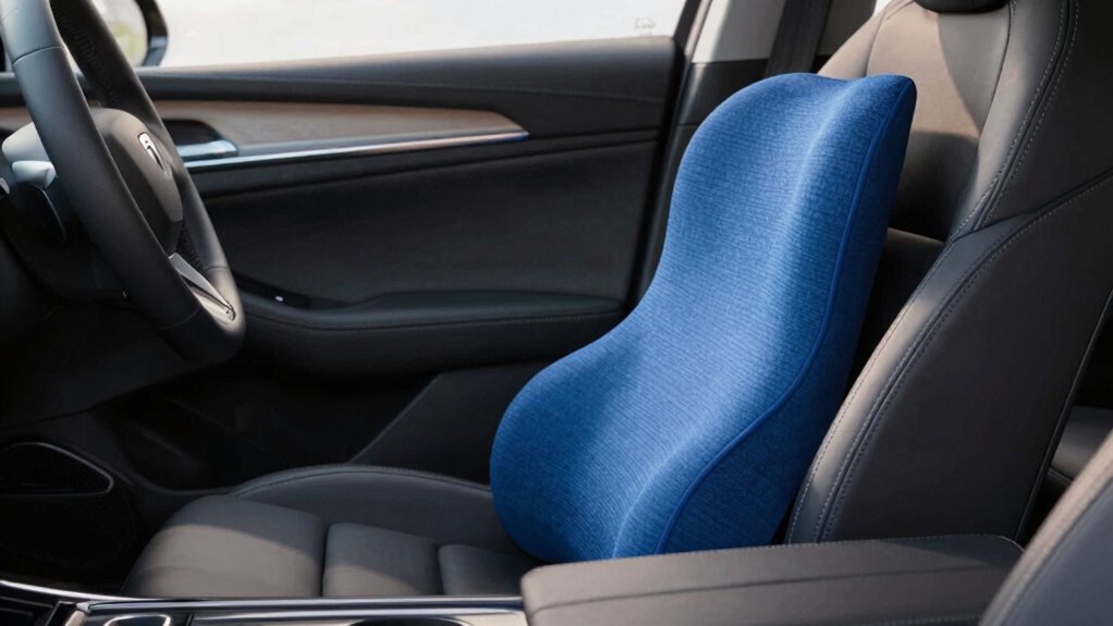 check lumbar pillow position