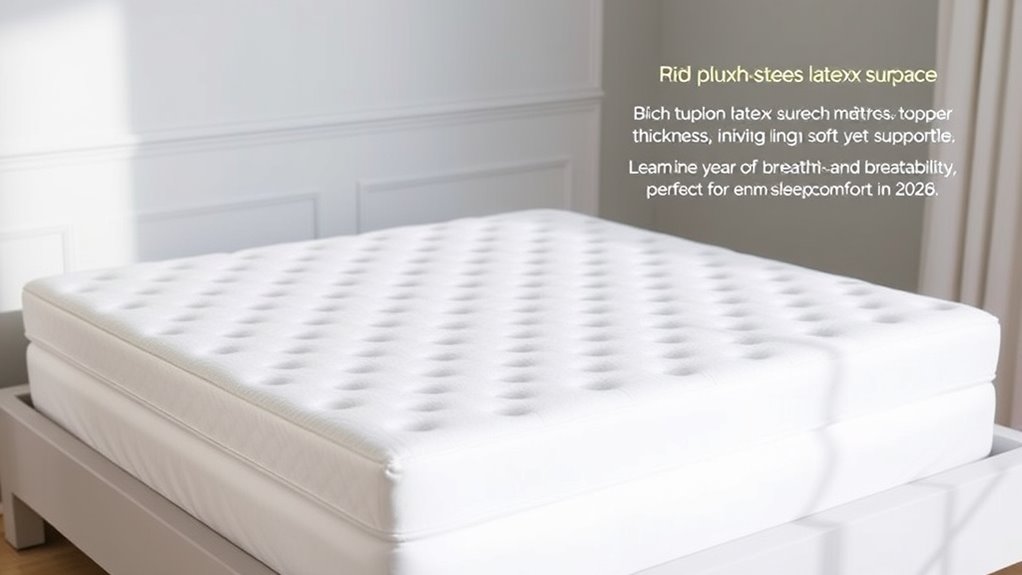 choosing comfortable latex topper