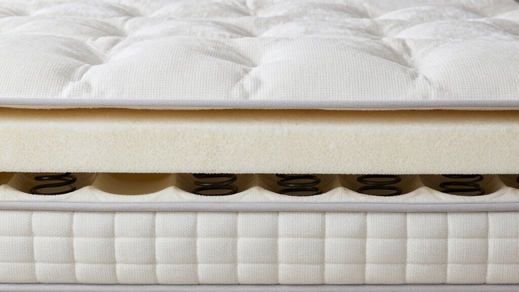 combines foam and coils