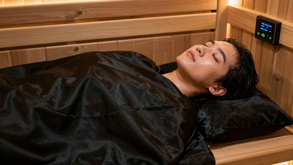 comparing sweat in saunas