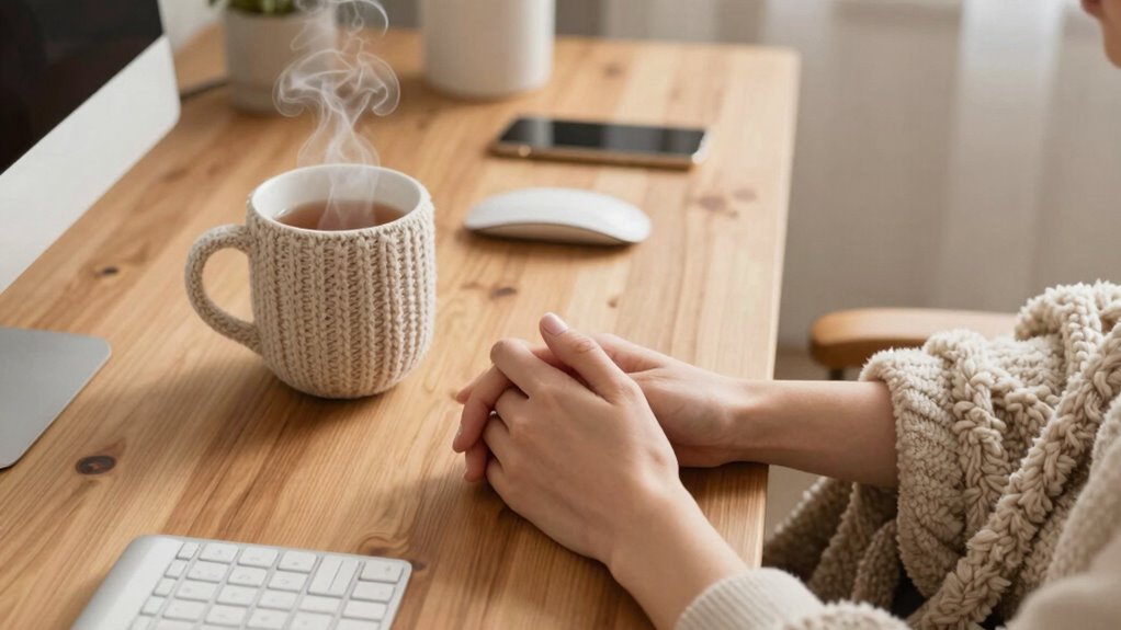 create cozy workspace environment