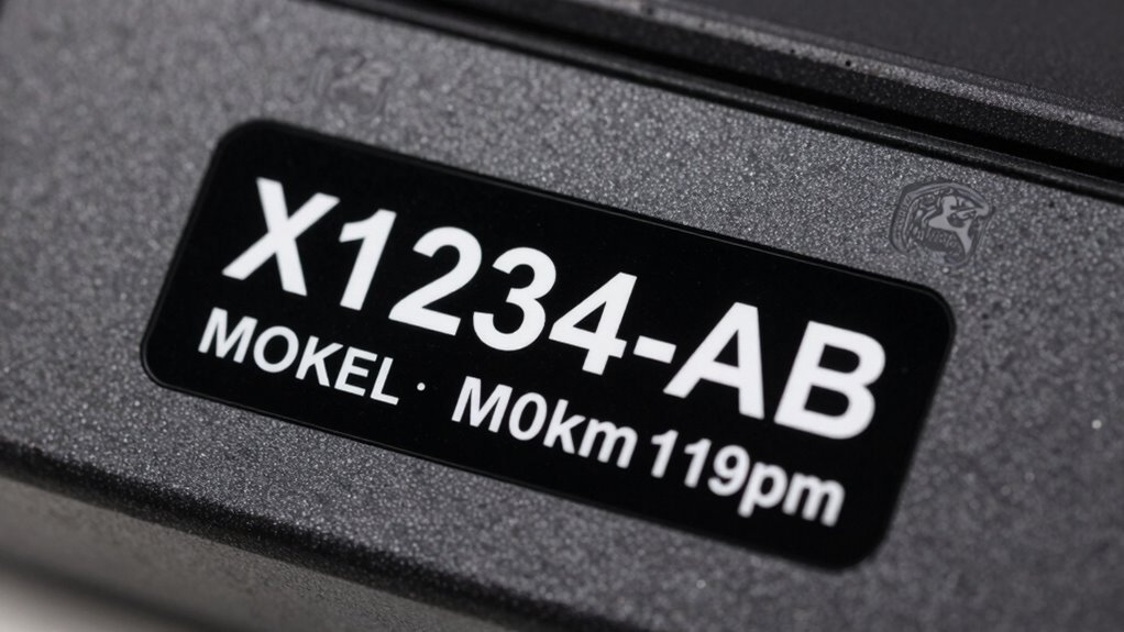 decoding brand model numbers