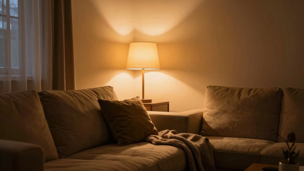 dimming promotes relaxation and sleep