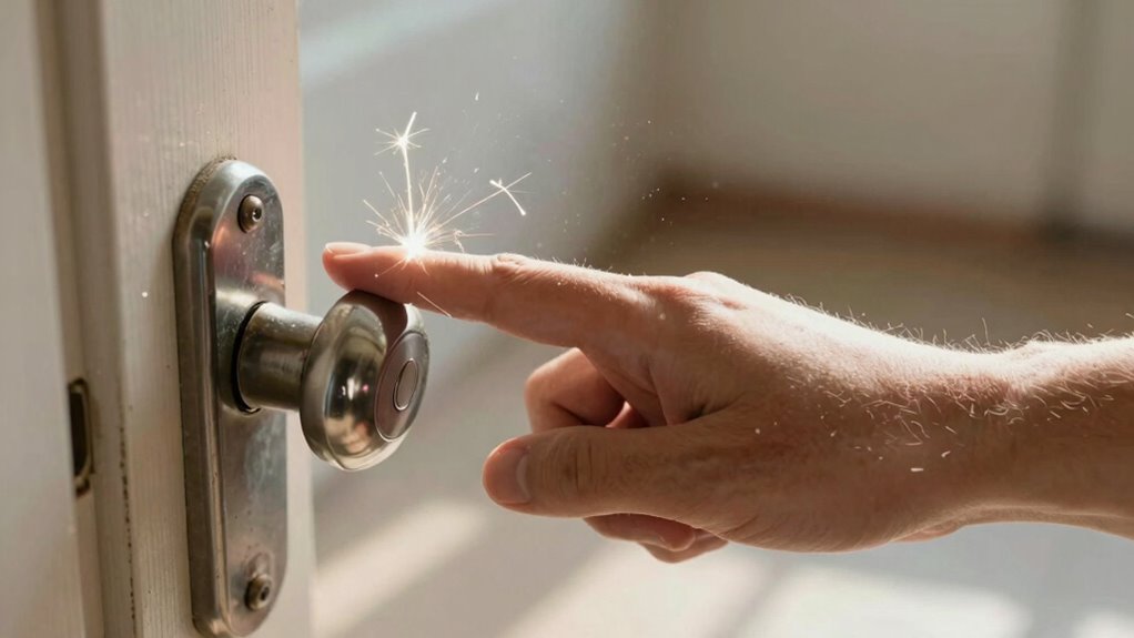 dry air increases static shocks