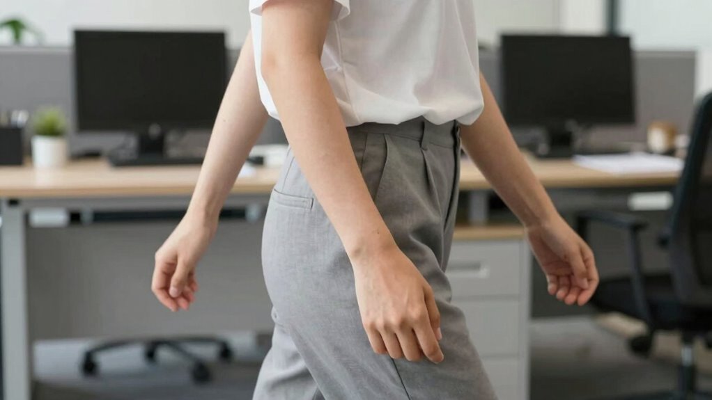 engage core maintain posture