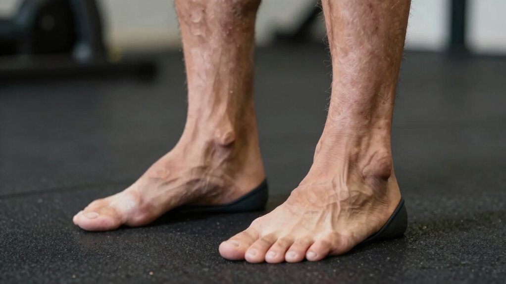 ensure proper foot positioning