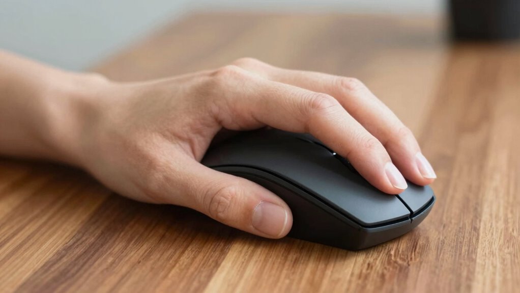 ergonomic mouse and desk