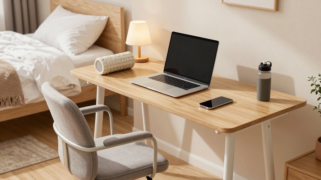 ergonomic setups enhance comfort