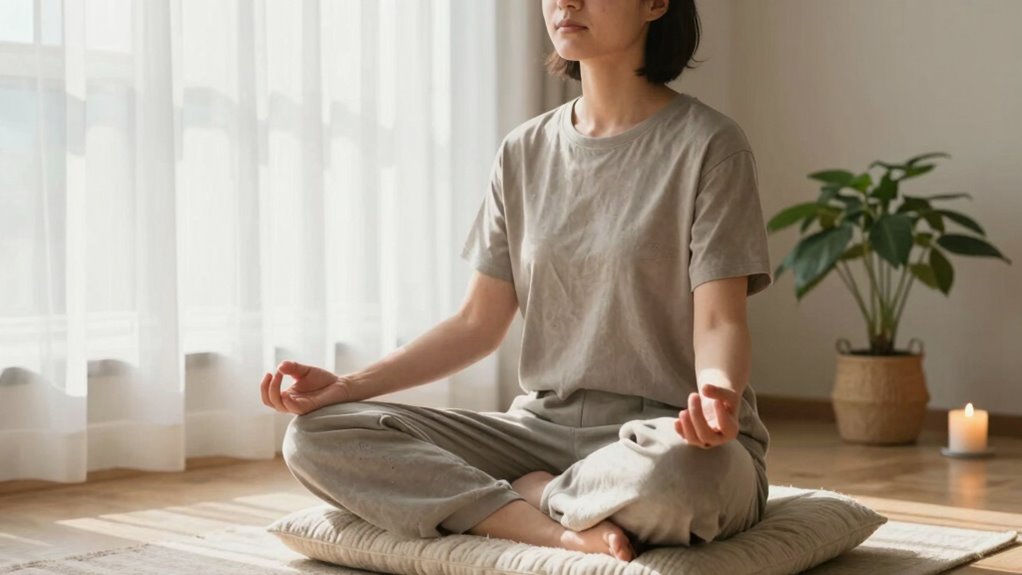 establish consistent mindful breathing