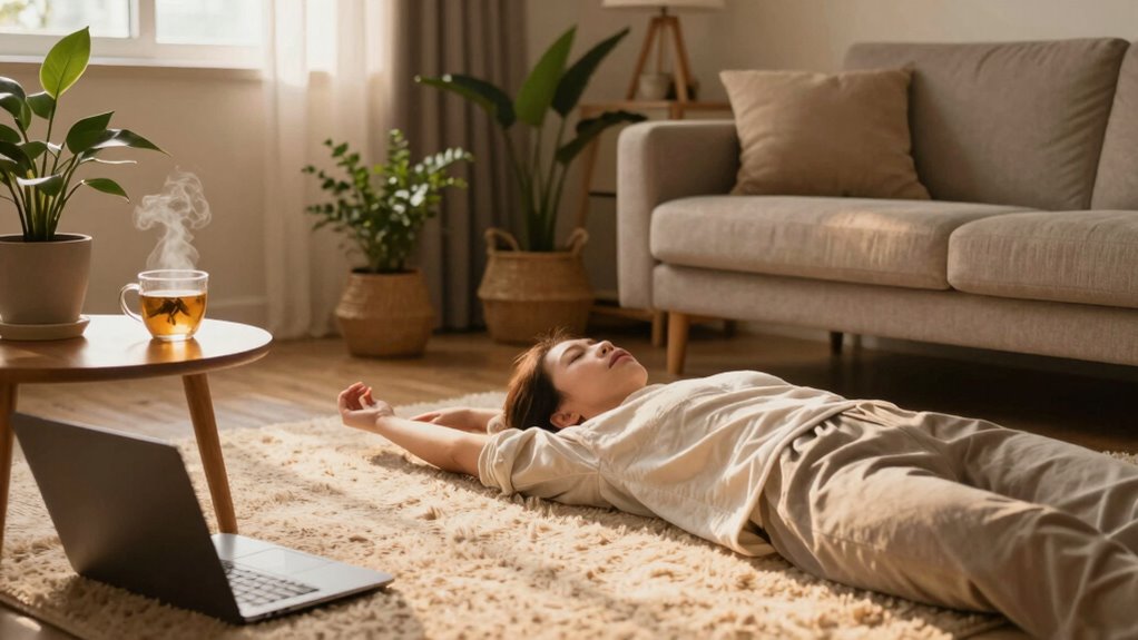 establish relaxing bedtime habits