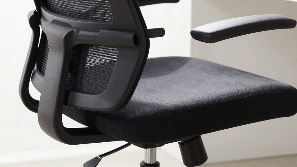 flat seat promotes natural alignment