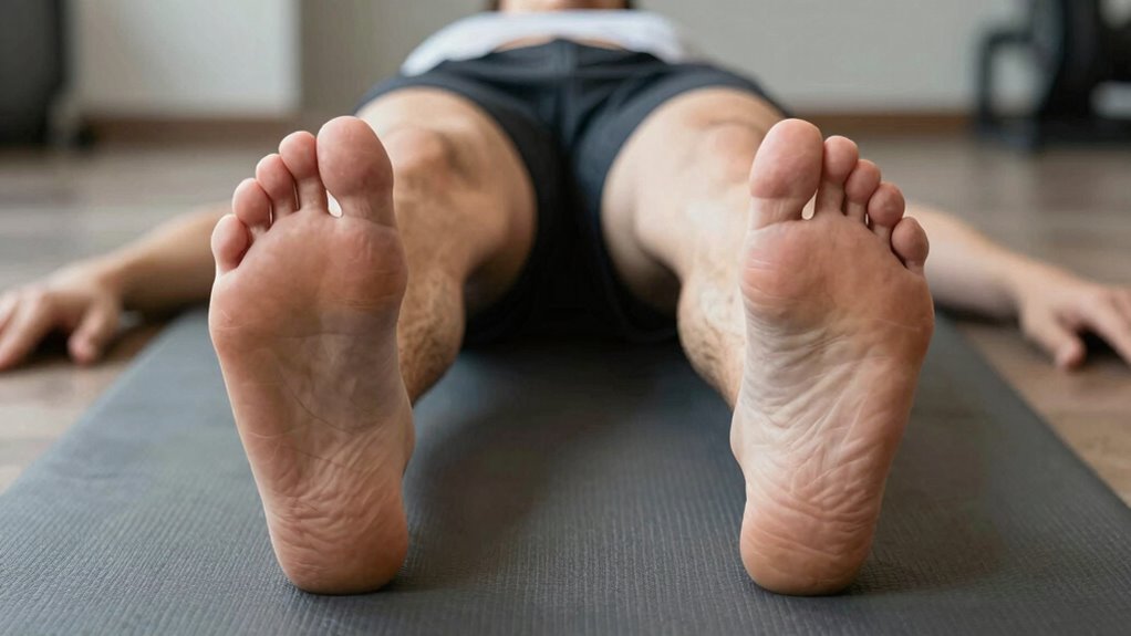 foot placement maximizes glutes