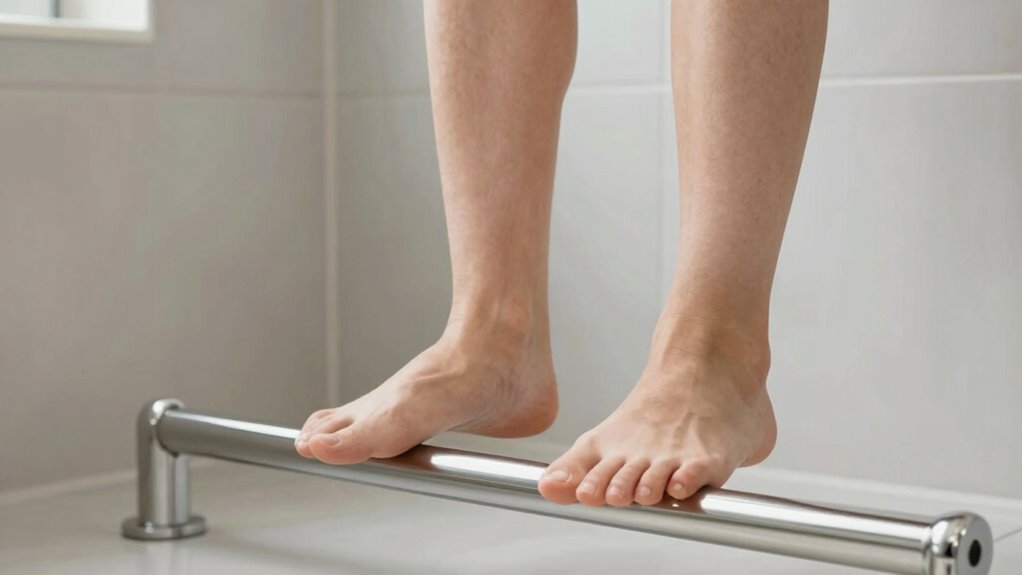 foot rail stretching tips