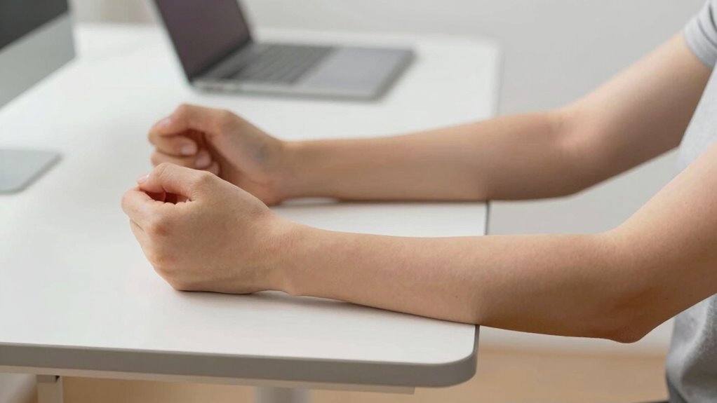 forearm check for proper angle