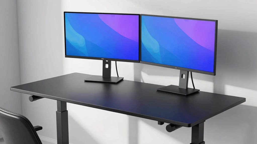 heavy monitor standing desk considerations