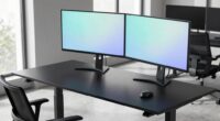 heavy monitor standing desks