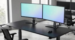 heavy monitor standing desks