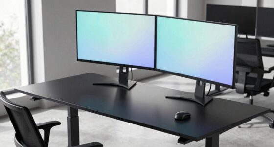 heavy monitor standing desks