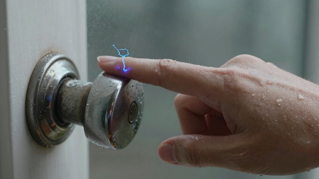 humidity reduces static sparks