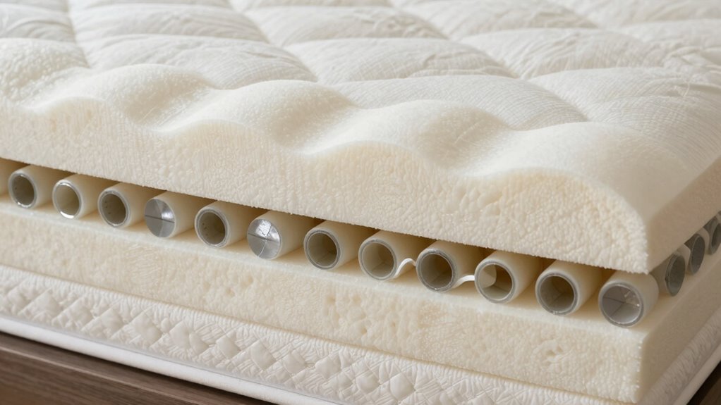 hybrid mattress layer composition