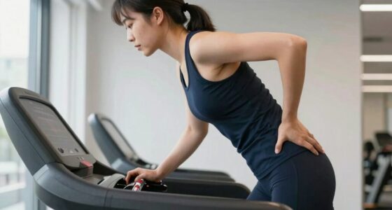 incorrect treadmill desk posture