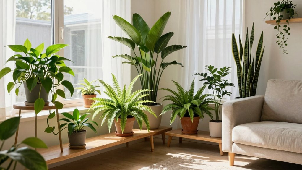 indoor plants improve air quality