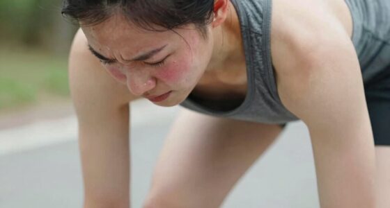 initial discomfort when standing