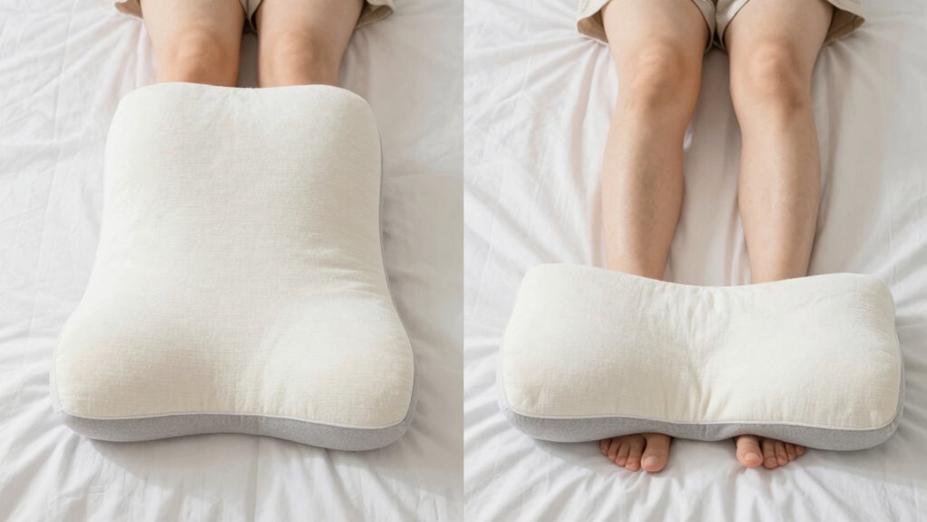knee and under pillow comfort